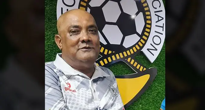 Suva football head coach Babs Khan. Photo: Fiji FA Media
