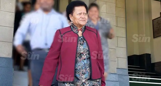 Suspended SODELPA MP, Adi Litia Qionibaravi as she vacated opposition office following the sixty days suspension on May 26, 2020. Photo: Ronald Kumar.