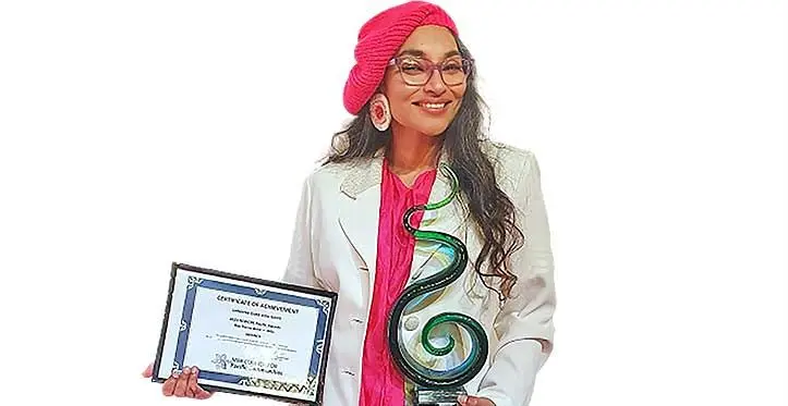 Former Fijian television personality turned publicist and professional photographer in Australia Sandhya Nand.