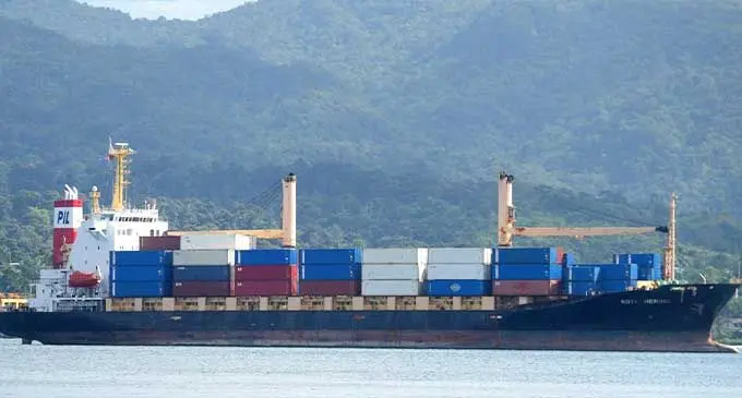 Cargo ship Kota Hening berthed at Suva Harbour on September 29, 2022. Photo: Ronald Kumar 