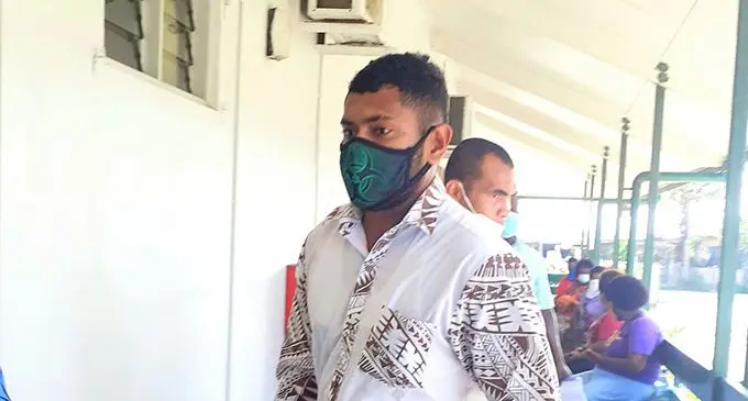 Anare Moi outside the Navua Magistrate Court on May 19, 2021.  Photo: Ronald Kumar