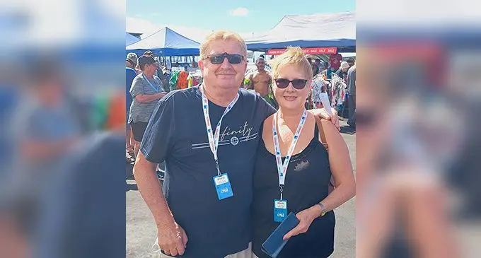 Shane and Sue O’Boyle in Lautoka. Photo: Salote Qalubau
