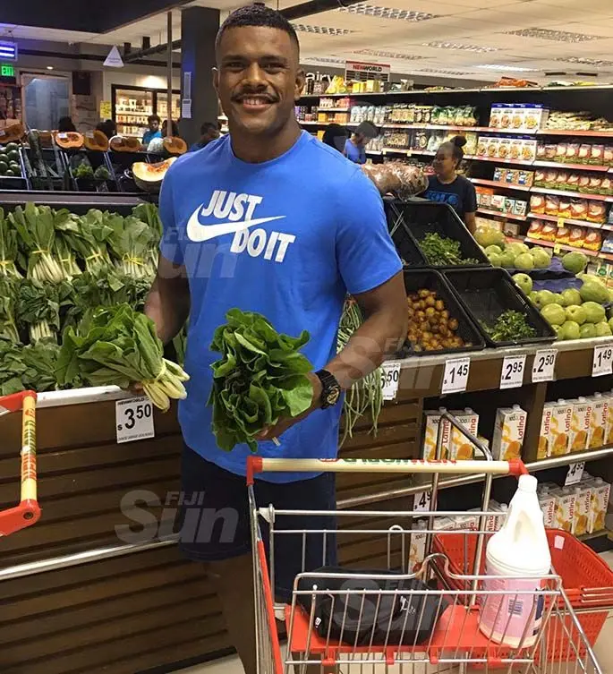 Jiuta Wainiqolo shops at IGA New World Supermarket, Suva on April 26, 2020. Photo: Simione Haravanua