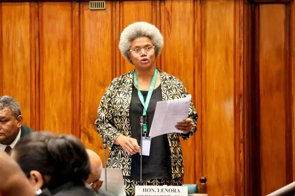 Assistant Minister for Foreign Affairs Lenora Qereqeretabua.