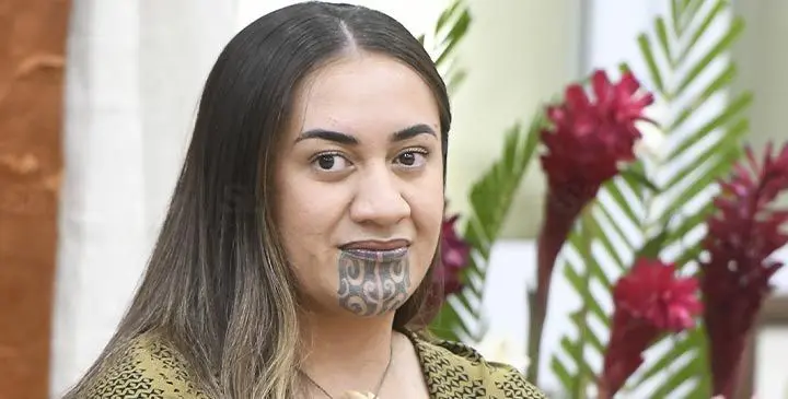 Maori Queen Nga Wai Hano i te Po duirng her traditional welcome ceremony at the Great Council of Chiefs (GCC) Talanoa Lounge at Draiba in Suva on July 9, 2025. Photo: Ronald Kumar
