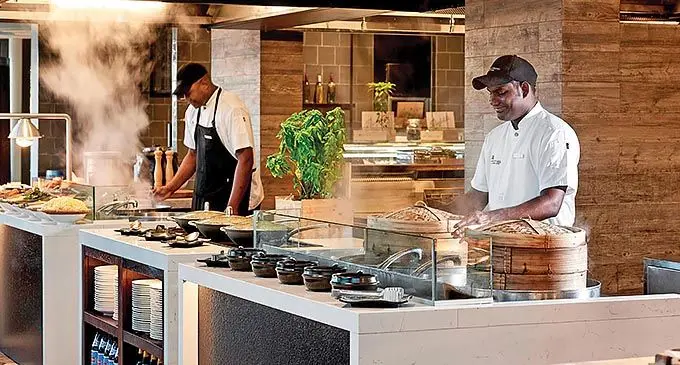 The Fiji Marriott Resort Momi Bay Goji Kitchen & Bar - Live Stations