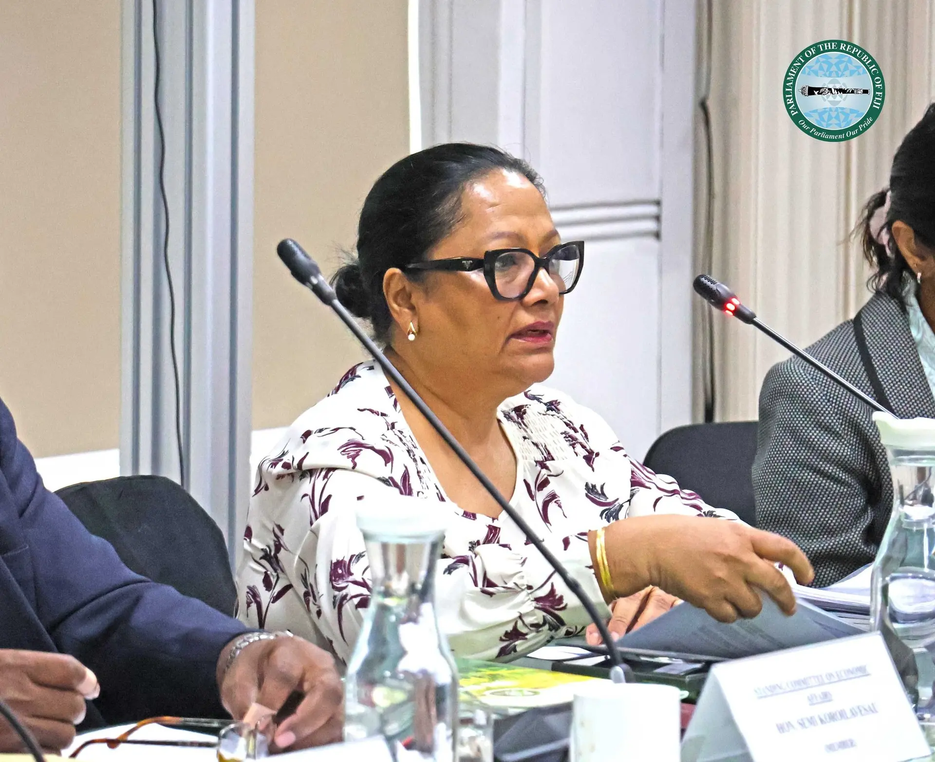 Deputy chair of the committee and Opposition Member of Parliament Premila Kumar.