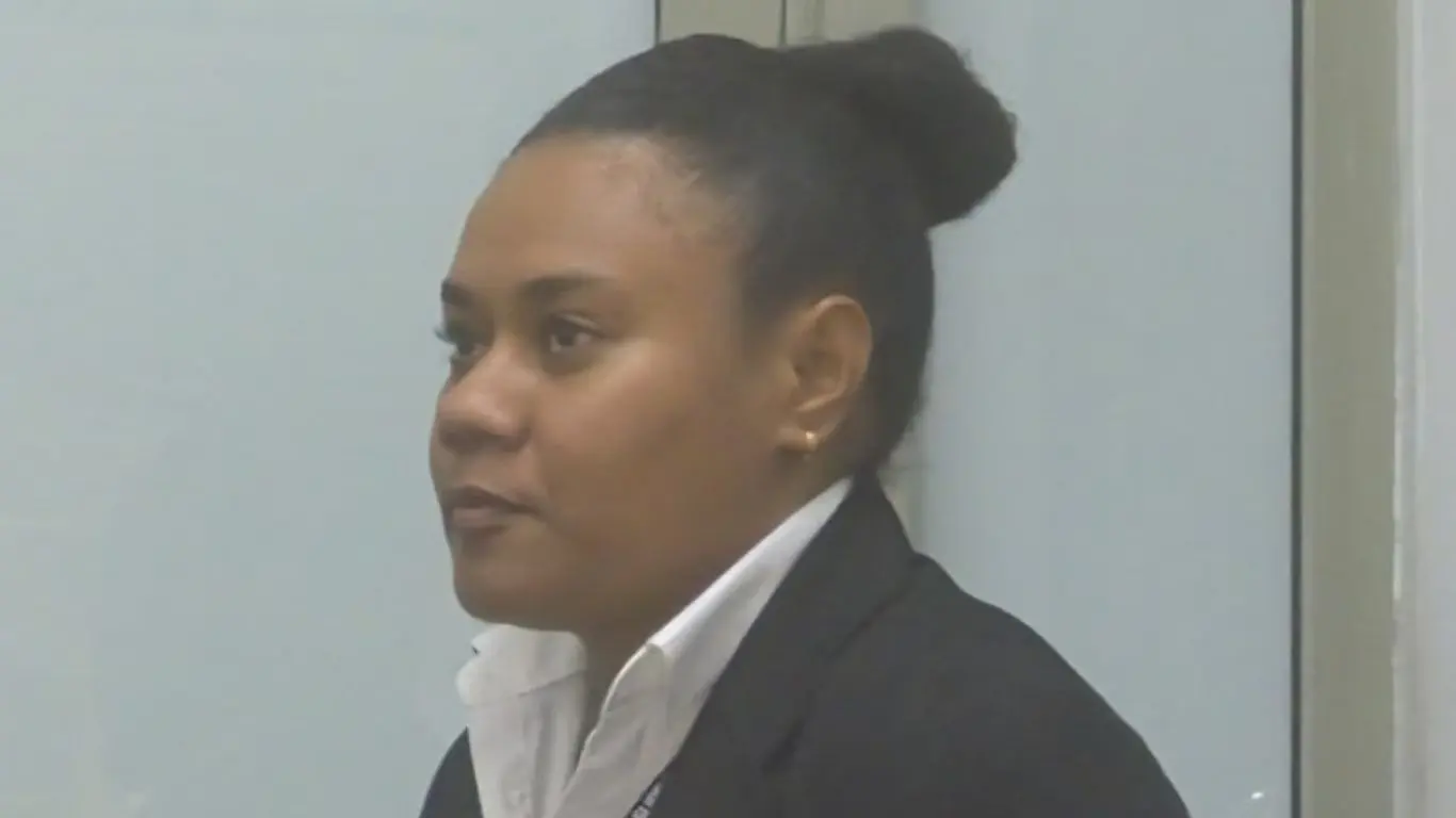 FICAC investigator, Asenanca Niumataiwalu outside the Suva Magistrate Court on September 10, 2026.