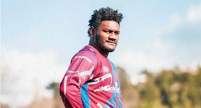 Timoci Tavatavanawai, 23 (left), hopes to win a spot for the Flying Fijians in the  2023 Rugby World Cup. 