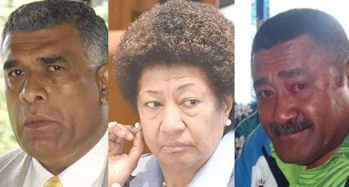 Tui Cakau Ratu Naiqama Lalabalavu, Roko Tui Dereketi Ro Teimumu Kepa, Tui Namosi Ratu Suliano Matanitobua.