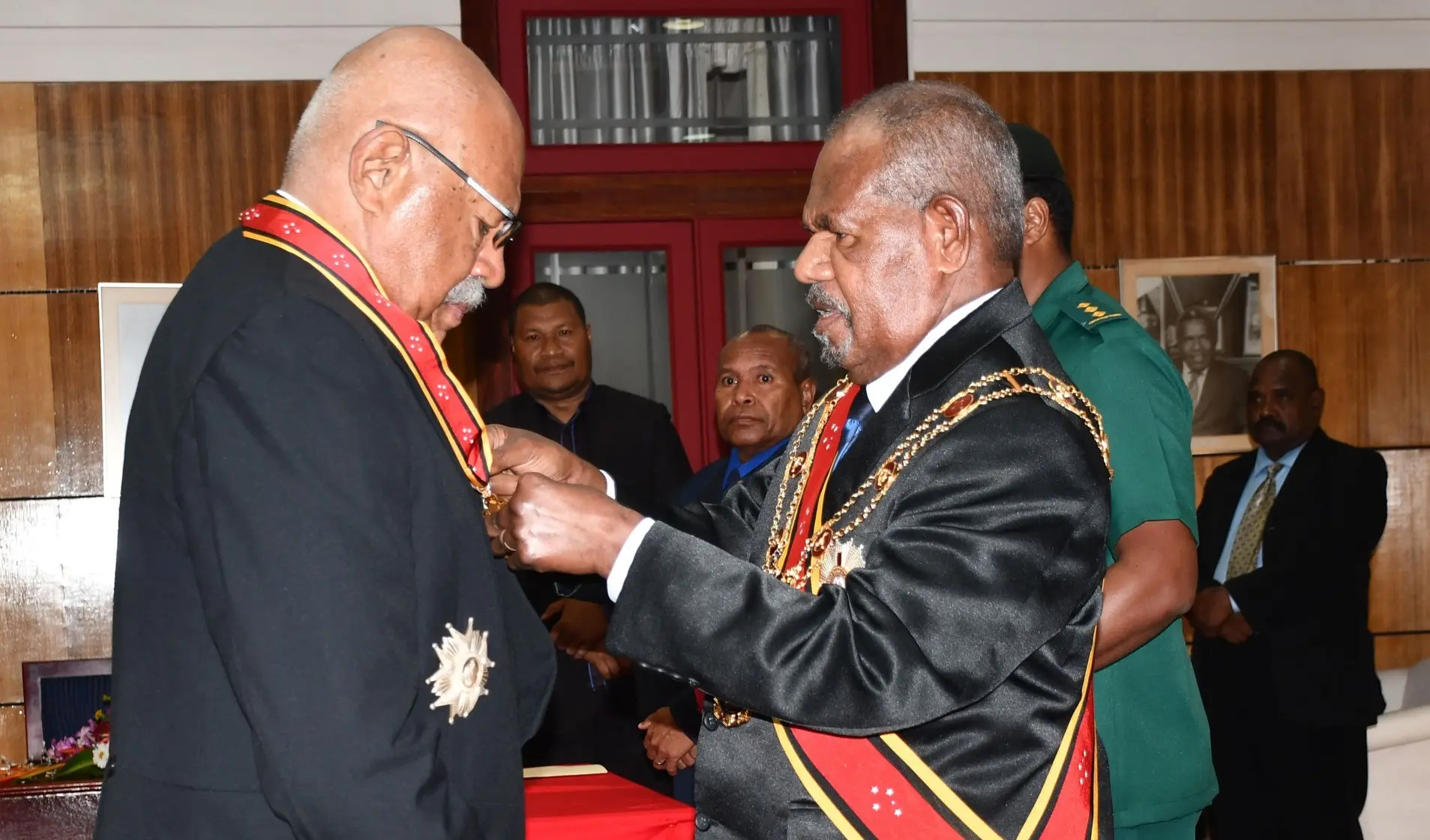 PNG honours Rabuka for Pacific leadership