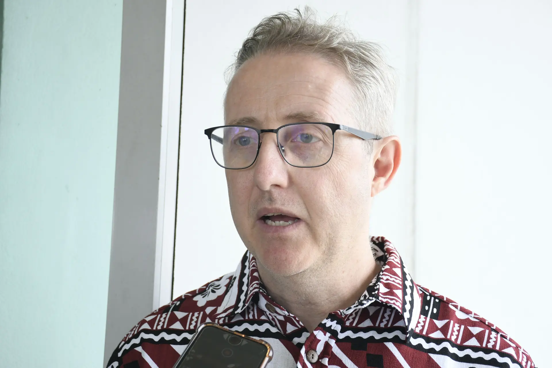 Honeywell director of AI Shown Mckay, during the  AI hackathon at the University of the South Pacific on December 16, 2025. 