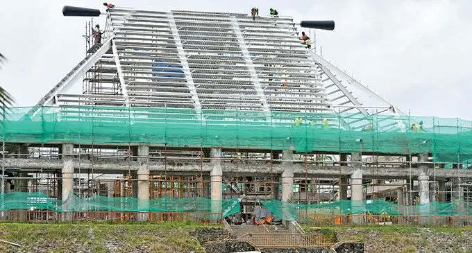 Construction of the Great Council of Chiefs (GCC) Vale ni Bose (complex).