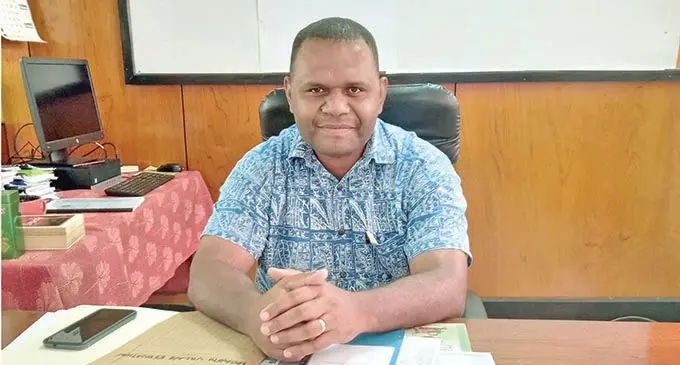 New DPO North Setareki Dakuiboca at his new office in Labasa on September 30, 2021. Photo: Laisa Lui