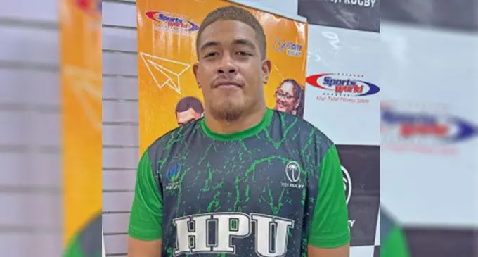 HPU and Flying Fijians Under-20 Eroni Sarasau. PHOTO: Sereana Salalo