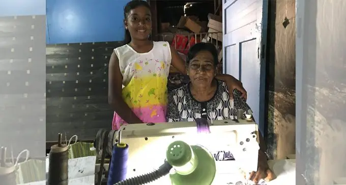 Dhan Bhagiyam with her granddaughter Riya Goundar. Photo: Lusiana Banuve