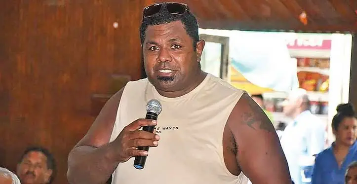 Samu Radikisamoa raised his concerns during the budget consultation at the Nadi Civic Centre. Photo: Mereleki Nai