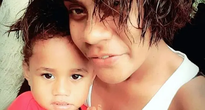 Rayasi Tulave (deceased) with his Mum Makereta Naiqovu.
