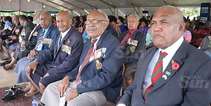 Ex-serviceman during the Remembrance Day ceremony at the National War Memorial on November 11, 2020. Photo: Ronald Kumar