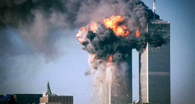 The World Trade Centre's twin towers, which stretched above the New York City skyline for 28 years, were levelled by a terrorist attack in 2001.  (Reuters: Sean Adair)