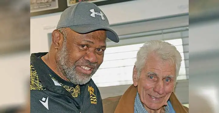 Emori Katalau (left).