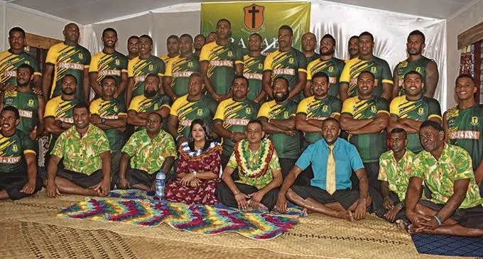 Members of the Dratabu Rugby club team. Photo: Waisea Nasokia
