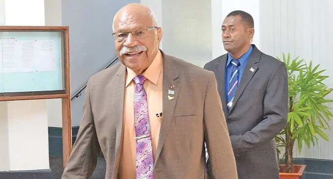 Prime Minister and Minister for Information Sitiveni Rabuka. Photo: Ronald Kumar