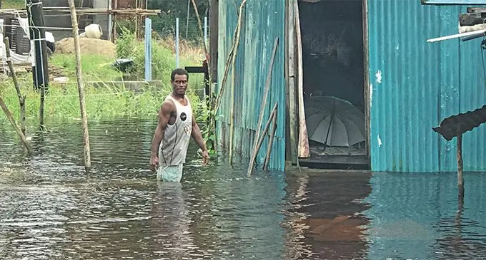 Tomasi Qalivalu outside his home in Qaributa Settlement, Navua, on April 21, 2019. Photo: Neelam Prasad