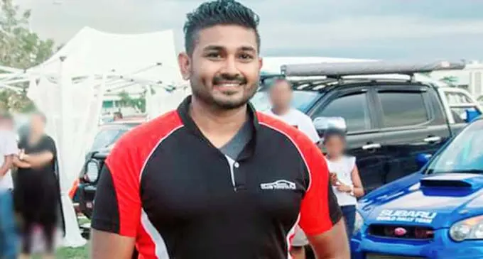 Car racer Abhikash Nath.