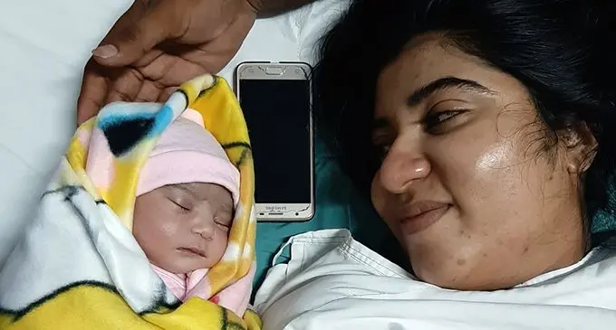 Quresha Ali with baby Amirah.