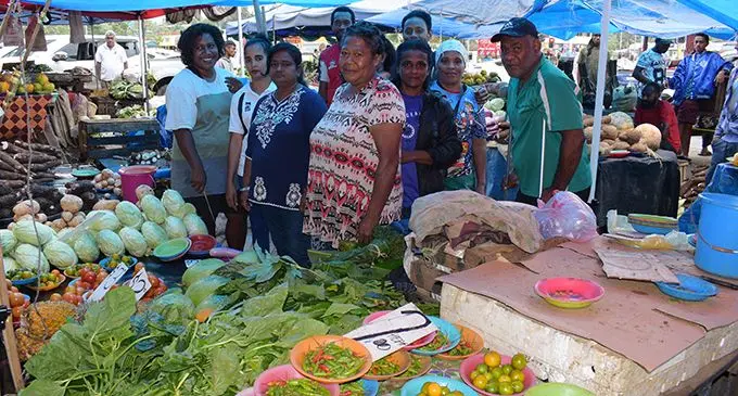 The market vendors at Nabua. Photo: Ronald Kumar