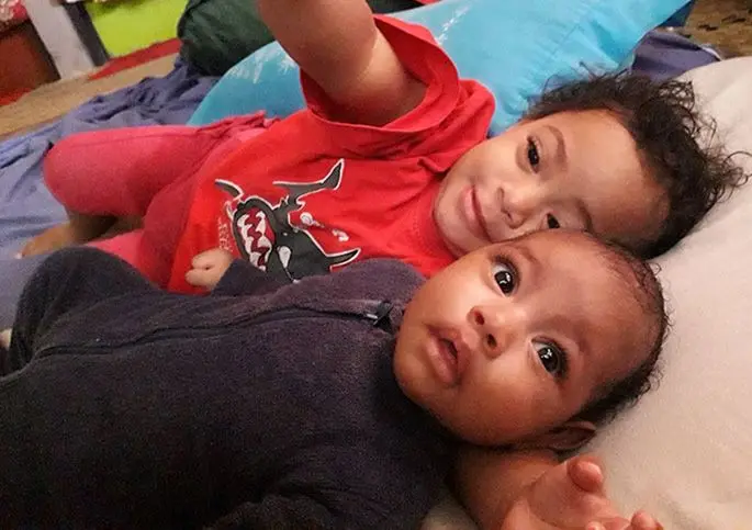 Late Suliana Talemaitoga with her sister, Innimua Rauluni.