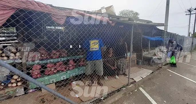 Market vendors at Davuilevu Road in Nakasi. Photo: Shalveen Chand