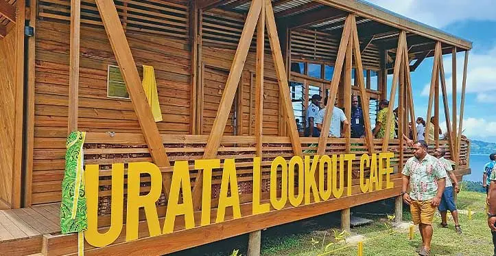 The $150,000 Urata Lookout Cafe outside Savusavu, Cakaudrove, on April 1, 2023. Photo: Sampras Anand