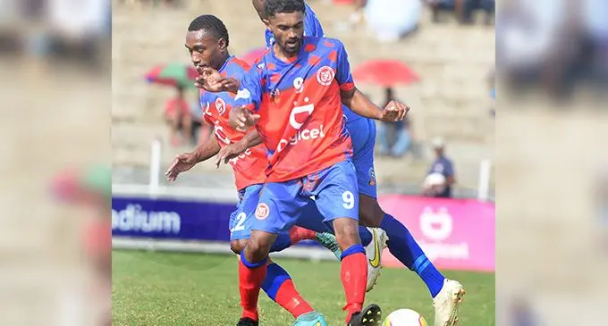 Navua midfielder Brian Charitar controls the ball and is the main stay of the Saiyad Ali-coached side. Photo: Ronald Kumar 