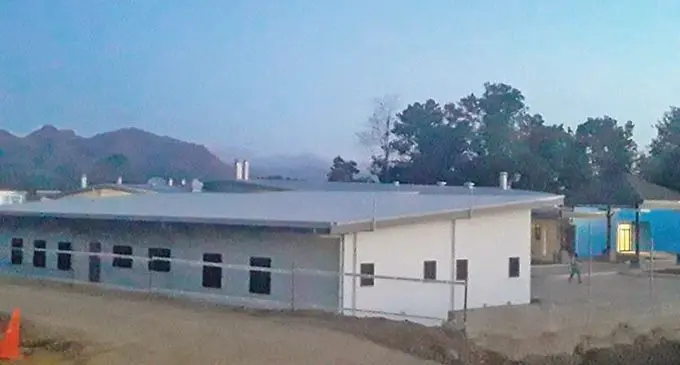 A completed section of the new Navosa sub-divisional hospital that will be opened at the end of this year.