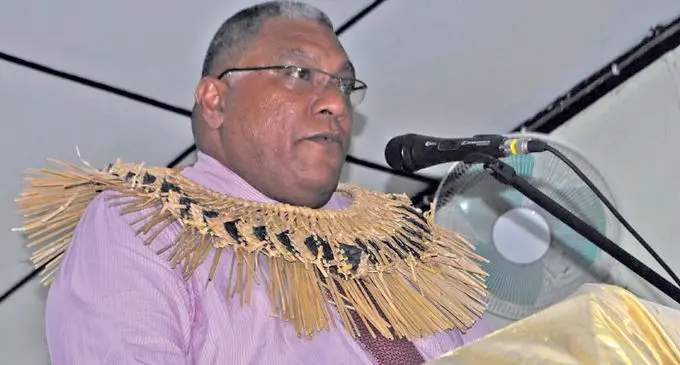 President Ratu Wiliame Katonivere. 
