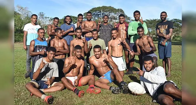 Members of the Natabua Beez U21 7s side during training at the FNU Campus ground in Natabua, Lautoka on August 23, 2022. Photo: Waisea Nasokia