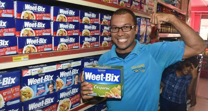 Trevor Cleary shopping at Max Val-U supermarket in Nadi on March 21, 2018.  Story: Page 2. PHOTO: Waisea Nasokia