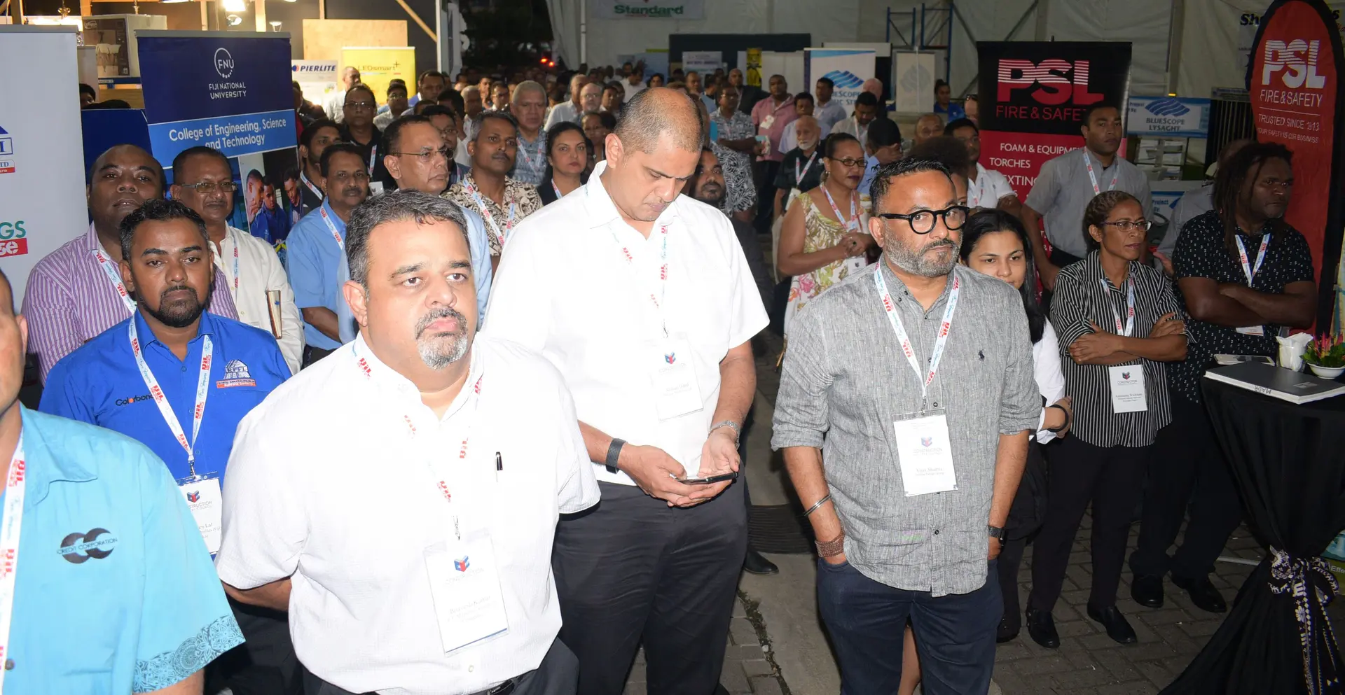 Construction Industry Council members during their 2nd trade show at Grand Pacific Hotel in Suva on June 13, 2019. Photo: Ronal Kumar.