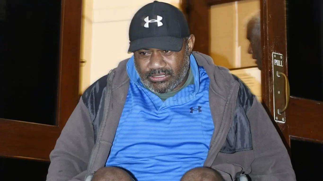 Former Fiji Corrections Service officer Epeli Laqeni outside the High Court in Suva on September 11, 2026.