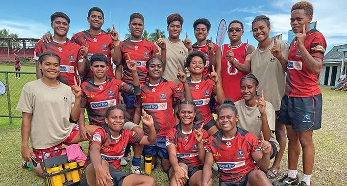 The Nasinu Amazon women’s team at Ratu Cakobau Park, Nausori on December 20, 2024. Photo: Ioane Asioli