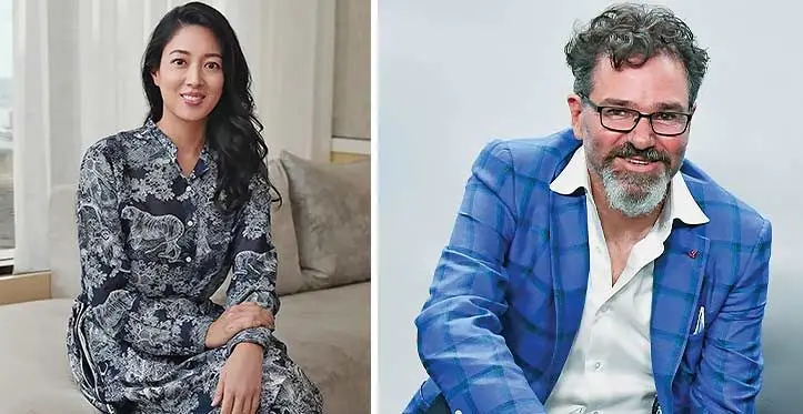 Shangri-La chairperson Hui Kuok and Film director Dave Meyers.
