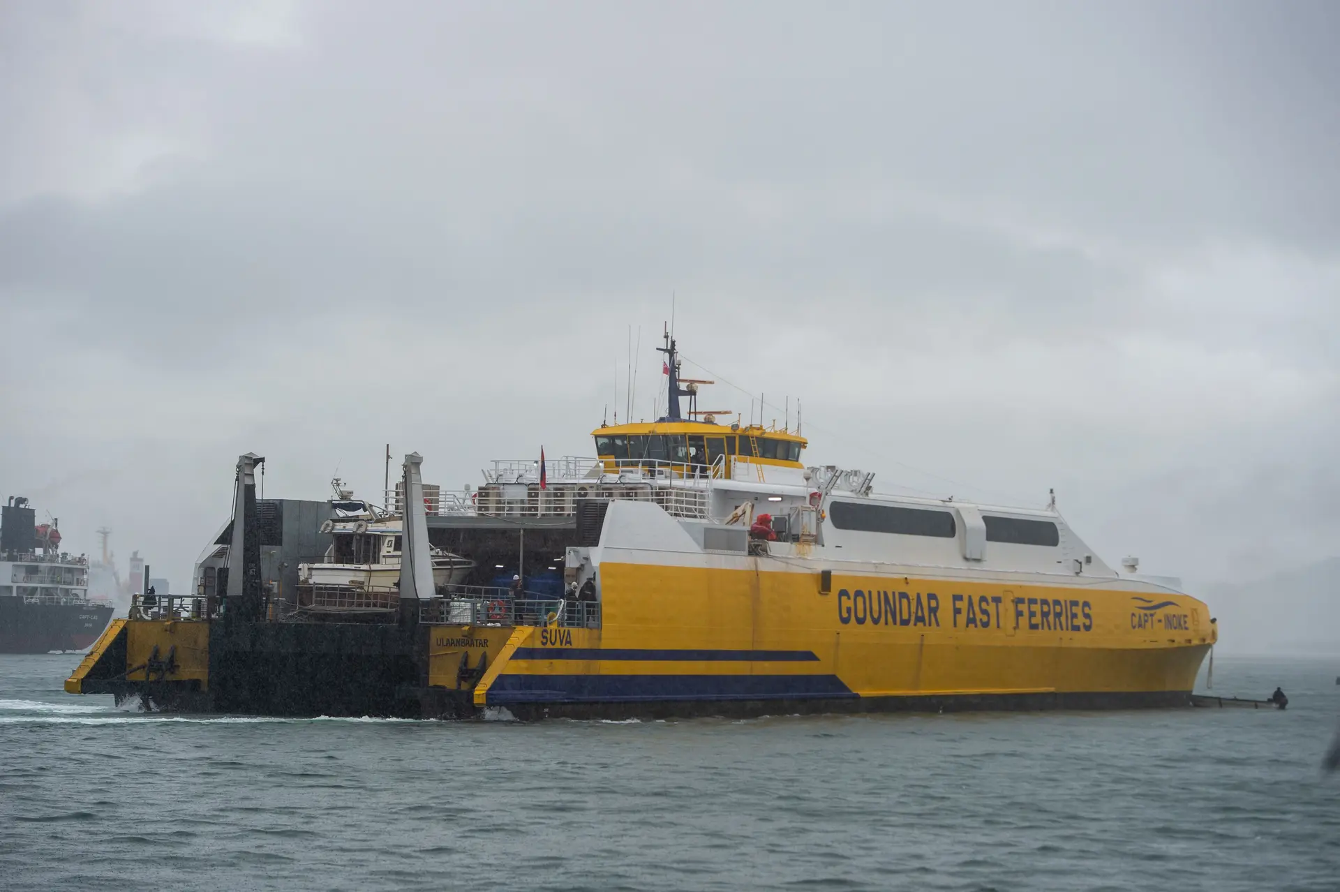 Goundar Shipping Limited’s new fast ferry, MV Captain Inoke