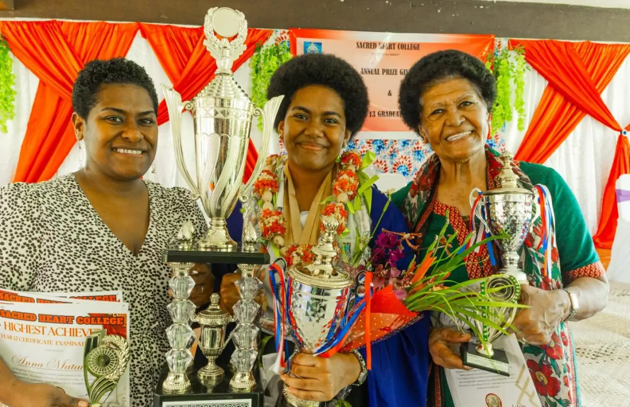 Sacred Heart College Dux aims high: "Why not Fiji's first female PM?"