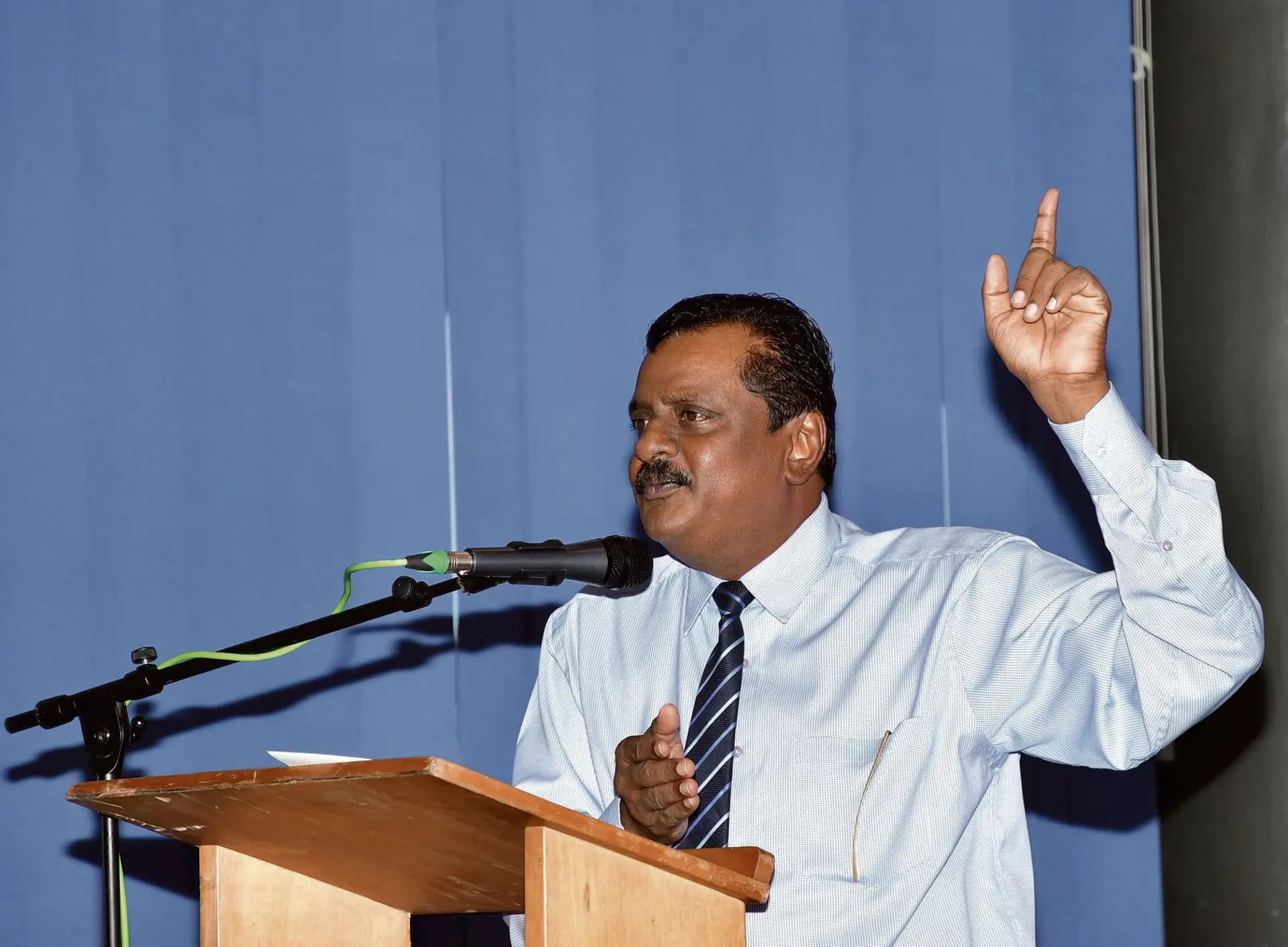 Minister for Local Government, Housing, Environment, Infrastructure and Transport Parveen Bala speaking at the launching of the fifth Fijian Local Government Forum at Albert Park in Suva on February 28 2018. Photo: DEPTFO News