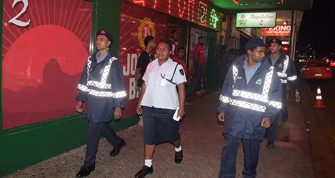 Large Police presence was seen around Suva City, this was the scene along Victoria Parade on August 2, 2019. Photo: Ronald Kumar