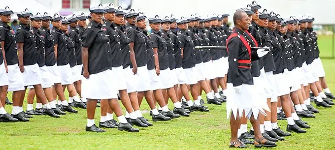 50 women were part of 205 Police recruits during the passing-out parade at the Nasova ground in Suva on October 18, 2019. .  Photo: Ronald Kumar