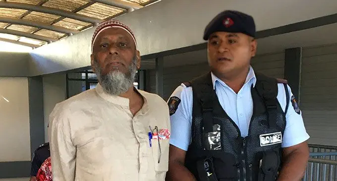 Mohammed Saheed outside the Labasa Magistrates Court on May 30. 2020.  Photo: Renhu Radhika.
