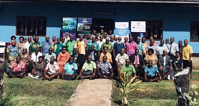 Participants of the Tailevu Provincial Meeting.